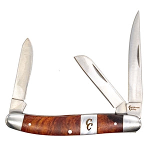 Cattlemans Cutlery Stockyard Stockman Wood 3 BLDE